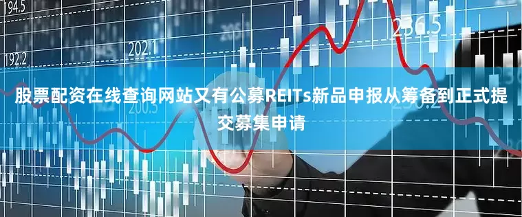 股票配资在线查询网站又有公募REITs新品申报从筹备到正式提交募集申请